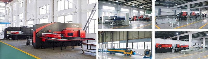 Independently designed and integrated sheet metal processing system
